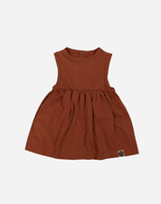Vestido Regata Malha Infantil MiniMalista | Liso Oak - MiniMalista Baby - 0.3, b2b, black-friday, Calor, com-desconto-mm10, Kids, Menina, tab-tam-vestido-regata, Verão -bebê-minimalista-estiloso