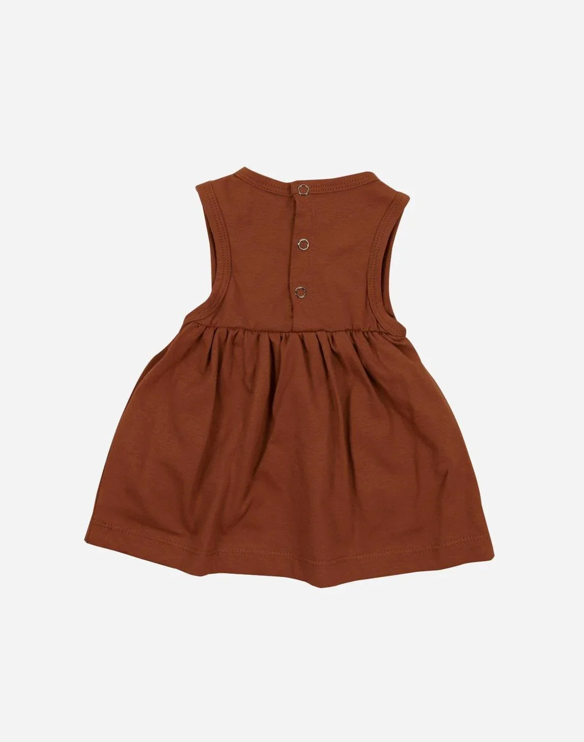 Vestido Regata Malha Infantil MiniMalista | Liso Oak - MiniMalista Baby - 0.3, b2b, black-friday, Calor, com-desconto-mm10, Kids, Menina, tab-tam-vestido-regata, Verão -bebê-minimalista-estiloso